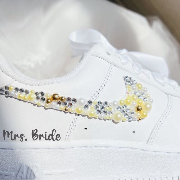 Wedding custom sneakers - air force 1 - Picture 4 of 4